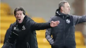  ??  ?? BIG WEEK: Darrell Clarke has guided Port Vale to two wins which have gone a long way to securing their league place.