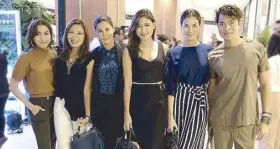  ??  ?? (From left) Stephanie Kienle-Gonzalez, Rosanna Ocampo, Tricia Centera, CJ Jaravata, Jess Kienle-Maxwell and Dong Ronquillo.