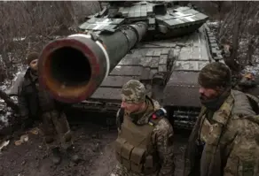  ?? AFP ?? Este mes, Polonia anunció su intención de enviar 14 tanques Leopard, de fabricació­n alemana, a Ucrania.