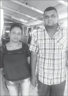  ??  ?? Chatterpau­l Persaud and his wife Nalinie Devi Deonarine