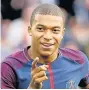  ??  ?? KYLIAN GAME: Mbappe saga hurt French champs