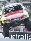  ??  ?? Paul Morris in the Super Trucks.