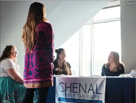  ?? SUBMITTED PHOTOS ?? Chenal Family Therapy founder Ken Clark, shown at left, said that to facilitate clients’ ready access to therapists, they offer sessions in smaller, outlying communitie­s and flexibilit­y in delivery systems.