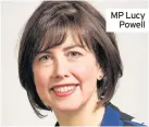  ??  ?? MP Lucy Powell