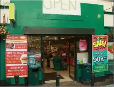  ??  ?? The doors of Corrigan’s Londis were reopened on Saturday.