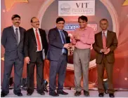  ??  ?? Bharat Heavy Electrical­s Limited (Bhel) has been selected as one of the top 25 best companies to work for in India. Bhel CMD Atul Sobti received the prestigiou­s recognitio­n from railway minister Suresh Prabhu at a function in Mumbai recently.