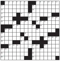  ??  ?? Puzzle by Hal Moore — Edited by Will Shortz