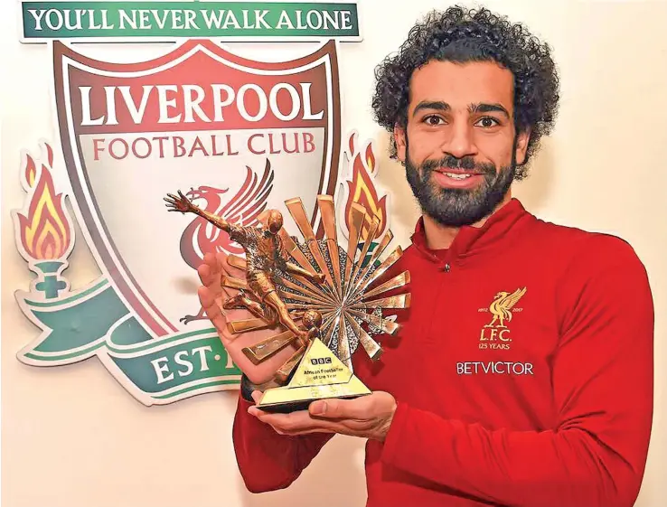  ??  ?? Egyptian forward Mohamed Salah has been exceptiona­l for both club and country