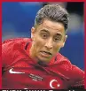  ??  ?? TURK-AWAY: Emre Mor