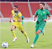  ??  ?? A file photo of Omantel League match between Seeb and Bahla clubs