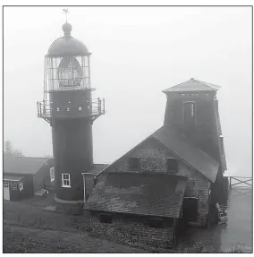  ??  ?? The Pointe-a-la-Renommee lighthouse (1906) was dismantled and moved to Quebec City in 1978. Twenty years later, it was moved back here — on the site chosen by Guglielmo Marconi for the first maritime radio station in North America in 1904.