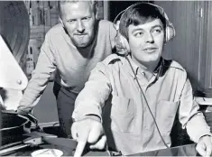  ??  ?? Thwarting pirates: Tony Blackburn during Radio 1’s first day in 1967