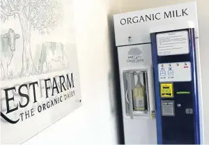 ?? Pictures: Kami Thomson. ?? Forest Farm at Glasgofore­st, near Aberdeen, was the first dairy farm in Scotland to be certified as organic and now it has the first milk vending machines in the country.