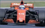  ??  ?? STAYING POWER Alonso has signed deal