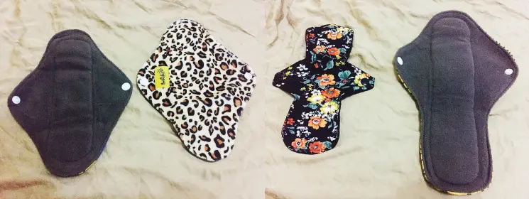  ??  ?? L-R: Floral Design Regular flow pad and Heavy Days Pad