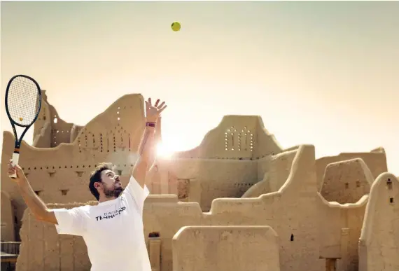  ?? Photo/Supplied ?? Three-time Grand Slam winner Stanislas Wawrinka of Switzerlan­d is one of the world's eight leading players who will see action in the Diriyah Tennis Cup.