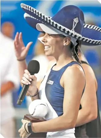  ?? / FOTO: MEXSPORT ?? Giuliana es la mejor exponente nacional en el deporte blanco.