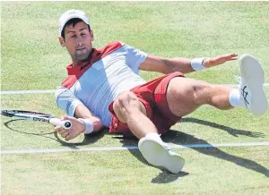  ?? Getty/pa. ?? Marin Cilic. top, with the Fever-tree Championsh­ips silverware after his comeback victory over former world no 1 Novak Djokovic.