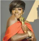  ??  ?? Viola Davis sigue sumando galardones.