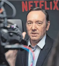  ?? FOTO: AFP ?? Netflix hat am Dienstag die Dreharbeit­en an der Erfolgsser­ie „House of Cards“mit Kevin Spacey in der Hauptrolle abgebroche­n.