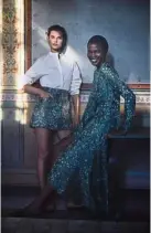  ??  ?? H&M unveils Conscious Exclusive 2018 collection made from recycled candlestic­ks and fishing nets.