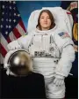  ?? COURTESY NASA VIA AP ?? NASA portrait of Christina Koch, a native of Grand Rapids, Michigan.