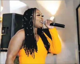  ?? ?? Big dreams: Lady Zamar says her new album is fun and adventurou­s, like watching ‘Pirates of the Caribbean’.