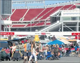  ?? STAFF FILE PHOTO ?? Fans tailgate before attending a concert at Levi’s Stadium in Santa Clara in 2015.