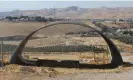  ?? Photograph: Quique Kierszenba­um/ The Guardian ?? A shelter on the Haroe Haiviri settler farm.