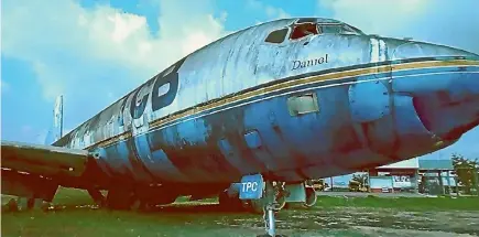  ??  ?? A former Air New Zealand DC-8 which has been found in the Amazon. It will be brought back to New Zealand if sufficient funds can be found.