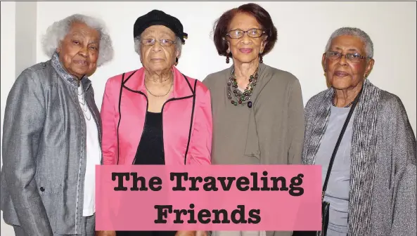  ?? Janice McIntyre/News-Times ?? Charter members: Charter members of The Traveling Friends are, from left, Bunia S. Baxter, president; Lucille McCall, secretary; Thelma Arbor, the only member from Magnolia and Lois Meekins, the only member from El Dorado. Baxter, McCall and Arbor met...