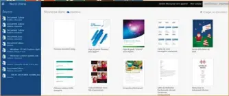  ??  ??   Word Online offre plusieurs modèles de documents pré-formatés très pratiques pour commencer et pour arriver rapidement sur des mises en pages propres.