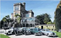  ?? PHOTO: DAVID THOMSON ?? RollsRoyce and Bentley enthusiast­s from throughout New Zealand converged on Larnach’s Castle last Sunday as part of their club’s spring tour. Here a selection of the cars (ranging in vintage from late 1920s to the 1990s) line up in front of the castle.