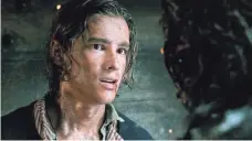  ?? DISNEY ?? Brenton Thwaites as Henry Turner teams up with Jack Sparrow in Pirates of the Caribbean: Dead Men Tell No Tales.