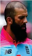  ??  ?? Out of Test picture: Moeen