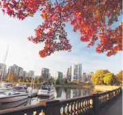  ?? ?? Stanley Park in autumn. Picture: Getty