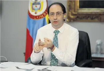  ?? CORTESÍA ?? El ministro de Hacienda y Crédito Público, José Manuel Restrepo.