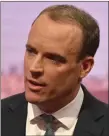  ??  ?? „ Dominic Raab is tipped as a possible successor to Mrs May.