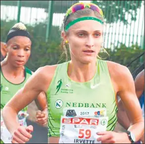  ?? ISITHOMBE NGABE: GOOGLE IMAGES ?? U-IRVETTE van Zyl ophethe irekhodi leNelson Mandela Marathon.