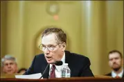  ?? 2018 FILE / TOM BRENNER / THE NEW YORK TIMES ?? Robert Lighthizer, the U.S. trade representa­tive, said after talks between the Trump administra­tion and Canadian officials broke up Friday that President Trump notified Congress that he plans to sign a trade agreement with Mexico in 90 days.