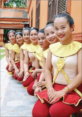  ?? CAMBODIAN LIVING ARTS ?? Medha formed last year, with the support of Cambodian Living Arts, as a conscious effort to break the barrier for women in drumming.