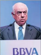  ?? DANI DUCH ?? Francisco González, expresiden­te de BBVA