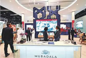  ?? Abdul Rahman/Gulf News Archives ?? The Mubadala pavilion at Cityscape Abu Dhabi. In 2017, Mubadala opened its first US office in San Francisco to support its Venture Capital business.