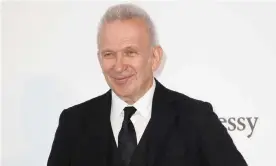  ?? Photograph: Guillaume Horcajuelo/EPA ?? Gaultier said his next Paris show, on Wednesday, will be his last.