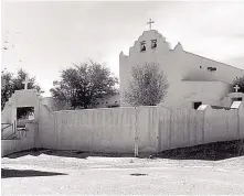  ?? COURTESY OF VOICE OF THE SOUTHWEST, DIOCESE OF GALLUP ?? Constructi­on on the San José de Laguna church started in 1699.