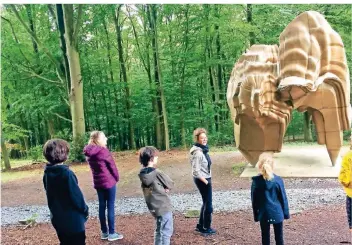  ?? FOTO: CRAGG FOUNDATION ?? Skulpturen­park-Besuche waren zuletzt im Herbst 2020 möglich.