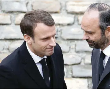  ??  ?? « J’ai la confiance du président », assure Edouard Philippe. Pour combien de temps ?