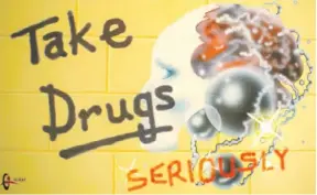  ?? ?? Aġenzija Sedqa distribute­d these drug-awareness postcards after 1994. ALL POSTCARDS FROM THE AUTHOR’S COLLECTION