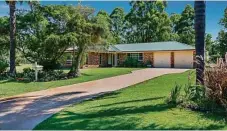  ??  ?? HIGHFIELDS OASIS: This Blue Gum Drive home offers peaceful living in a pristine bushland setting.