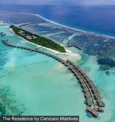  ?? ?? The Residence by Cenizaro Maldives